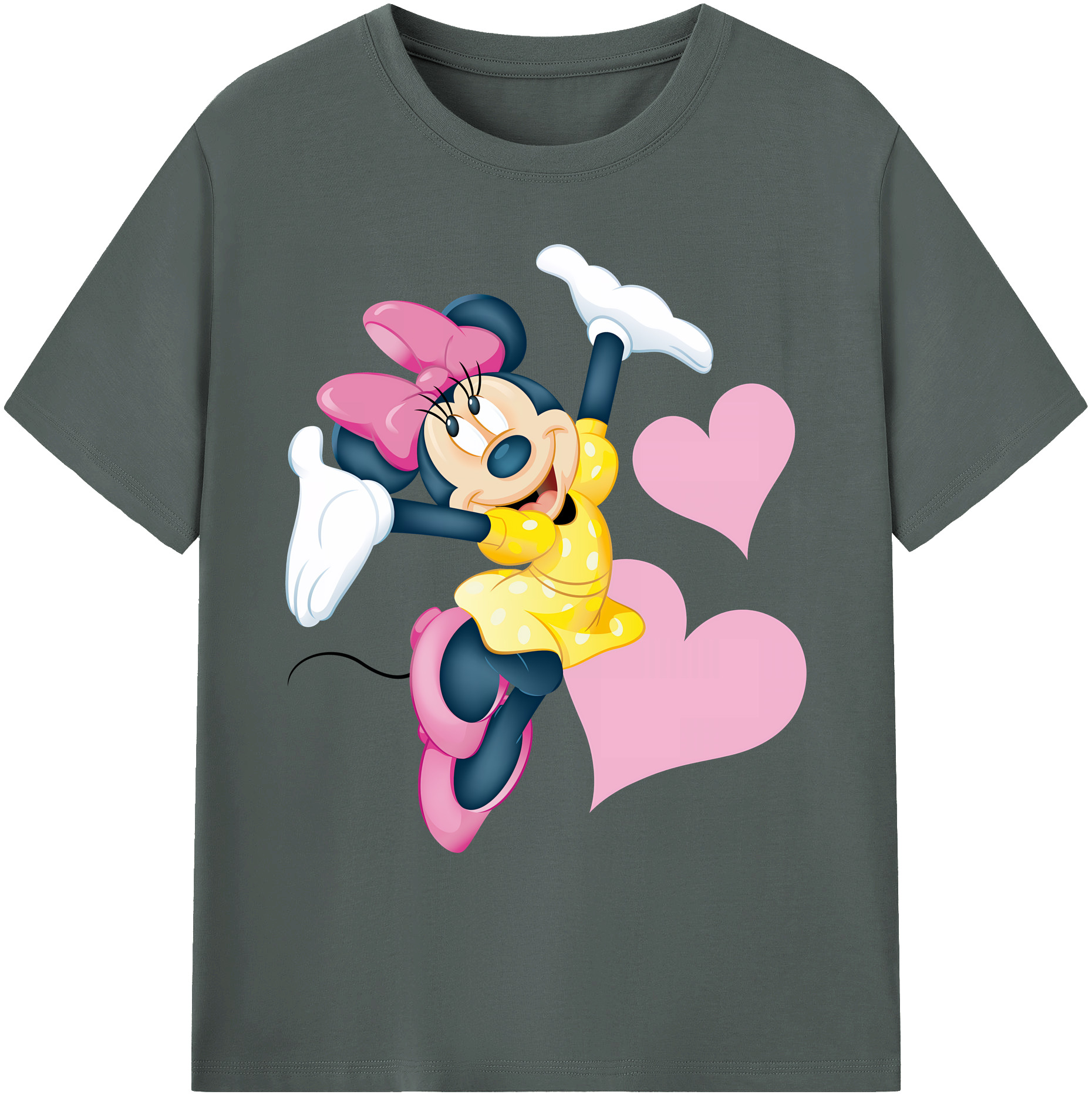 ミッキーマウス Mickey Mouse 綿100％ メンズ半袖Tシャツ｜肌触りやわらか＆通気性